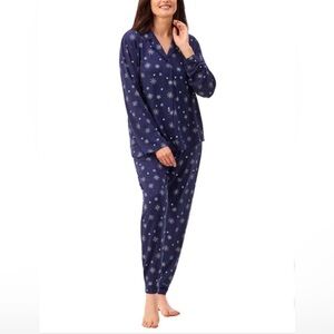 ✨ Martha Stewart 3-Piece Pajama Set – Notch Collar Sleepwear ✨